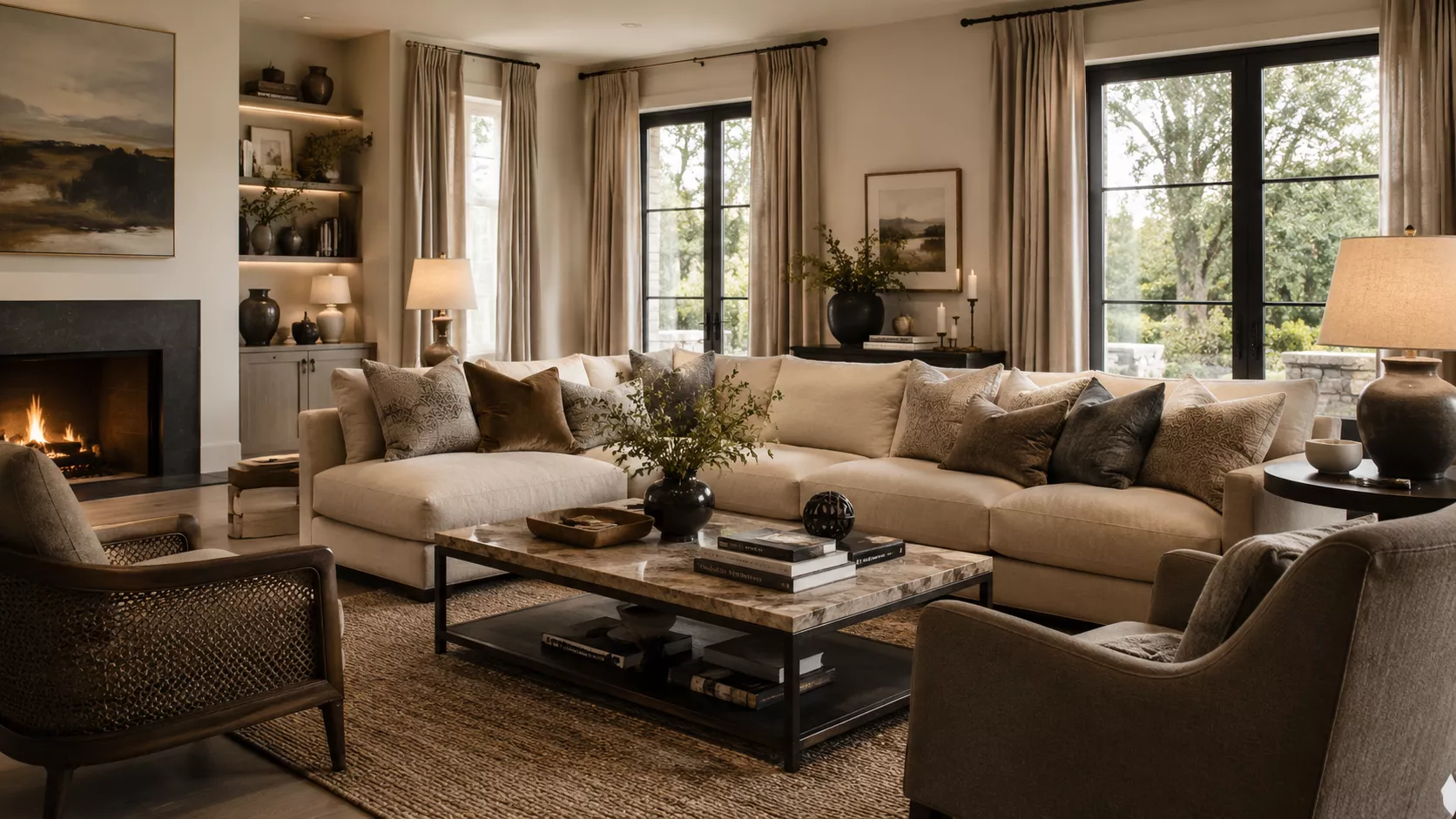 Choosing luxurious home furniture that complements the interior decor